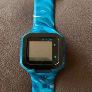 Nixon Super-tide Surfing Watch inTie Dye Blue